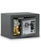 Rubik Mini Electronic Digital Security Safe Deposit Box With Electronic Keypad Lock and Physical Key For Home Office Hotel Jewelry Passport Watches Cash Storage (Dark Grey)