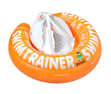 FREDS SWIM ACADEMY SWIMTRAINER 'Classic' Orange - Advanced swimming trainer for children from 2 years to 6 years, effective swimming aid to promote free swimming