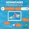 FREDS SWIM ACADEMY SWIMTRAINER 'Classic' Orange - Advanced swimming trainer for children from 2 years to 6 years, effective swimming aid to promote free swimming
