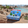 FREDS SWIM ACADEMY Funball, Mini Children's Play Ball for the Beach, Jumps up to 30 m on Water, Water Toy Made of Silicone with Lycra Fabric, Ideal as a Pool and Beach Toy for the Whole Family