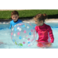FREDS SWIM ACADEMY Water Ball (Hibiscus Design) Inflatable Beach Ball, Ideal as a Waterproof Toy for Children at the Pool, Beach or Sea, Robust and Durable, Diameter 40 cm