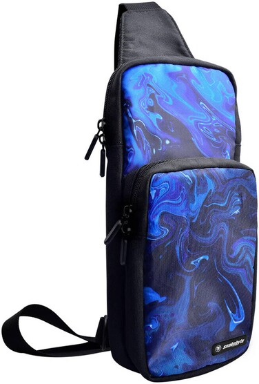 Snakebyte NSW2 Sling Case S2 Nintendo Switch, Compact Crossbody Shoulder Bag with Adjustable Strap, Robust Nylon with Soft Microfiber Lining, Eco-Friendly, Fits All Switch Models   Sling Case S2