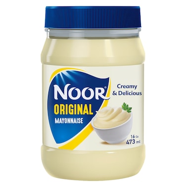 Noor Original Thick &amp; Creamy Mayonnaise Jar, 473ml