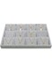 XHMQYC Jewelry Trays Organizer Storage Display Showcase Box Chests Holder for Ring Earring Necklace Bracelet Pendant 12 Grid Grey