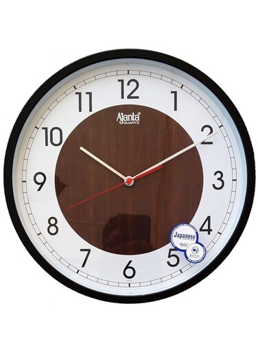 Ajanta 12 Inches Wall Clock for Home/Offces/Bedroom/Living Room/Kitchen (Silent Movement, White)