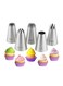 Large Piping Tips Set, Stainless Steel Cake Decorating Tips, Frosting Icing Tips for Cupcakes, Cake, Cookie and Decorating