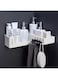 KASTWAVE Bathroom Storage Organizer with 4 Hooks