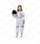 Astronaut Costume for Kids &ndash; Realistic White Space Suit Jumpsuit, Unisex Premium Outfit - Large
