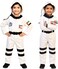 Astronaut Kids Costume UAE &ndash; Premium White Space Suit Jumpsuit, Unisex with UAE Badge - Medium