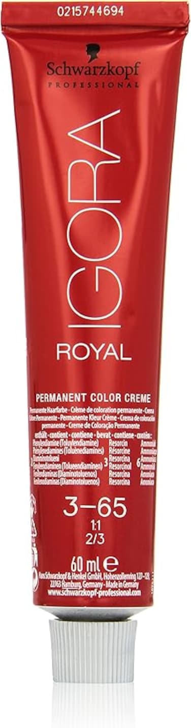 Schwarzkopf Igora Royal 3-65 dark brown chocolate gold 60ml