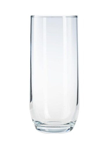 3 Pieces Sude Long Drink Tumbler Set 315 Ml - Clear