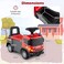 The Toys Home Licensed Scania Kids Ride-On Truck Yellow Push Along Car with Steering Wheel Lights and Sounds Horn and Music Under-Seat Storage 18 Months+ Red