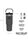 The Iceflow Flip Straw Thermos Cup with Straw 0.89 Lt