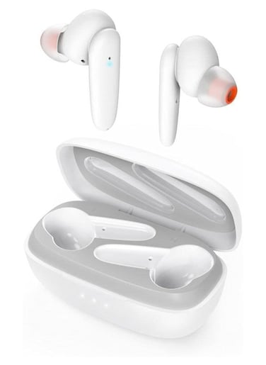 HAMA 184079 Passion Clear Bluetooth ANC True Wireless Earbuds, White