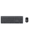 Hama D3173051Wireless Keyboard and Mouse Set- WKM-100,black, English/Arabic Layout