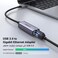 UGREEN USB 3.0 Ethernet Adapter Aluminum, 1000Mbps Gigabit RJ45 LAN Internet Adapter, for Office/Home/Gaming, Compatible with MacBook, iMac, PC, Switch, Surface Pro, Windows, Mac OS/IOS, Linux, Black