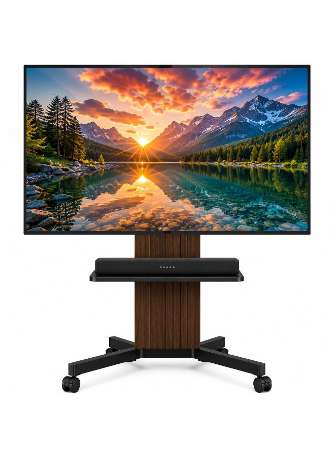 brandtech Brandtech Mobile Tv Stand Cart 65 inch