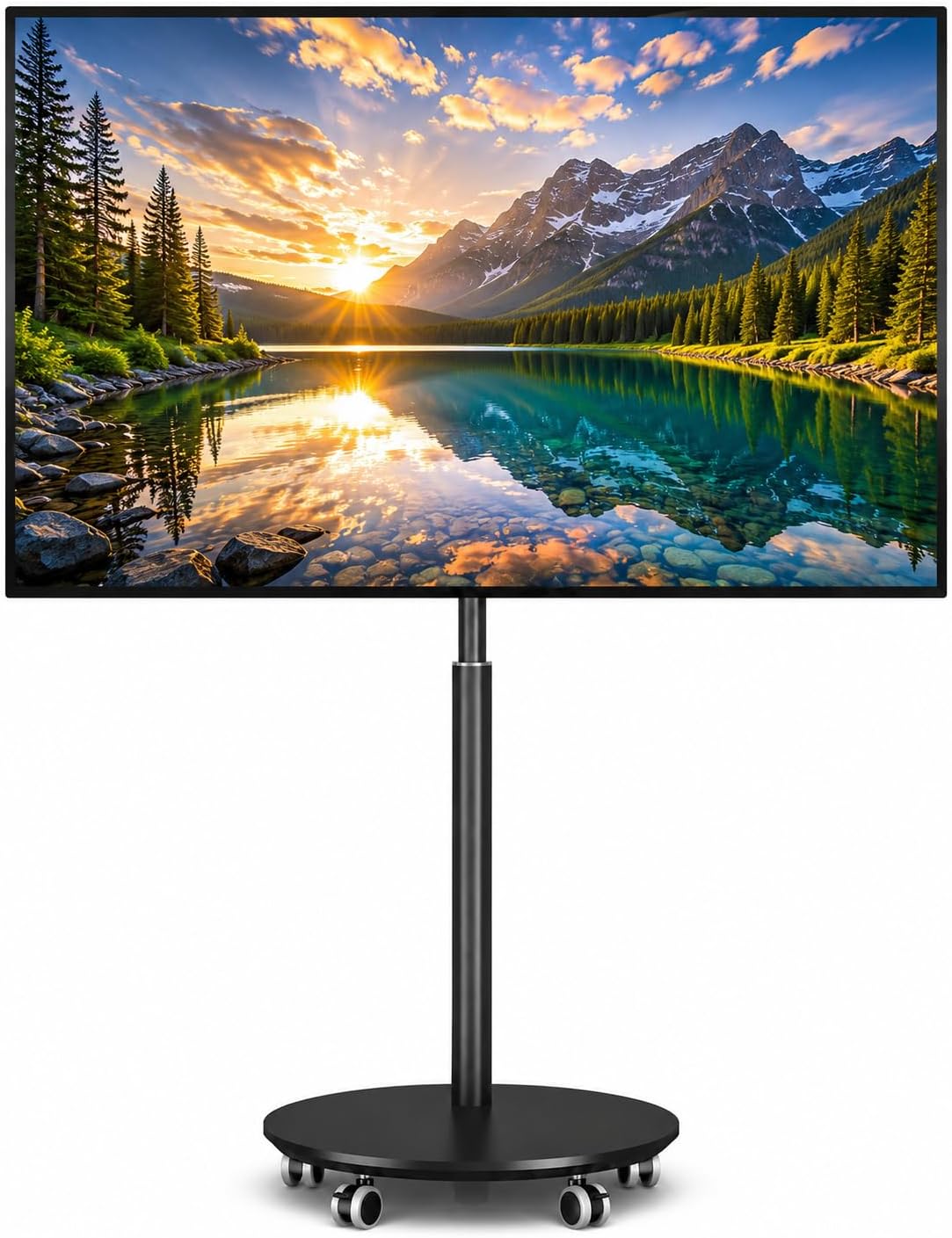براند تك Brandtech Swivel Mobile Tv Stand 400x400mm