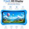 Modio M730 Kids Tablet 7 Inch HD Display, 6GB RAM + 256GB Storage, Android 13, Dual Camera, 4000mAh Battery, WiFi + Single SIM, Shockproof EVA Case with Accessories Blue