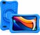 Modio M730 Kids Tablet 7 Inch HD Display, 6GB RAM + 256GB Storage, Android 13, Dual Camera, 4000mAh Battery, WiFi + Single SIM, Shockproof EVA Case with Accessories Blue