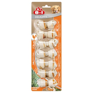 8in1 Delights Chicken Bone Xs 7Ct