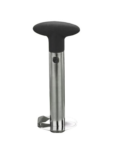 Dubai Gallery Pineapple Corer Cutter Black/Silver 24 X 10 X 10Cm