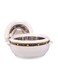 Classic Casserole With Lid White with intricate pattern 6Liters