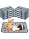 2-Pack Washable Fleece Cage Liners for Guinea s, 60x44CM Eco-Friendly Pee Pads, Leak-proof Bedding for Multiple Small Pets Including Hamsters, Rabbits, Dogs, Chinchillas; Highly Absorbent, Reusable