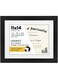 Americanflat 11x14 Document Frame - Made for Documents Sized 8.5x11 Inch with Mat and 11x14 Inch Without Mat, Black