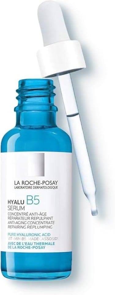 La Roche-Posay Hyalu B5 Pure Hyaluronic Acid Serum for Face, with Vitamin B5. Anti-Aging Serum Concentrate for Fine Lines. Hydrating, Repairing, Replumping. Suitable for Sensitive Skin
