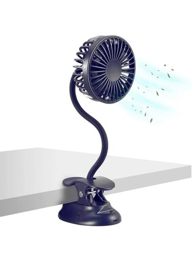 AHAKAC Portable Fan with 360&deg; Adjustable Directions, 3-Speed Mini Fan, Personal Clip on Fan for Office/Outdoor/Travel