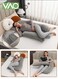 Pregnancy Pillows, for Sleeping U Shaped Full Body Maternity Pillow, with Removable Cover Support, for Back Legs Belly Hips for Pregnant Women Pregnancy Pillow for Women Grey