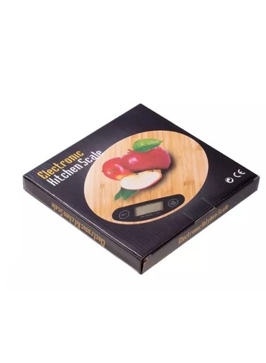 wooden kitchen scale