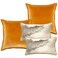 Cushion Set (With Filler) Johan Bundle Pillow Knot Home Cover Case with Fillers for Modern Sofa Contemporary Living Room Bedroom and Office Soft Filling Washable