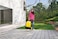Karcher S 4 Twin Push Sweeper, 680mm Sweeping Width, with Dual Side Brushes and 20L Waste Hopper, for Patios, Sidewalks, Garages, and Driveways, Cleans up to 2400 m&sup2;/h