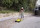 Karcher S 4 Twin Push Sweeper, 680mm Sweeping Width, with Dual Side Brushes and 20L Waste Hopper, for Patios, Sidewalks, Garages, and Driveways, Cleans up to 2400 m&sup2;/h