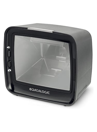 Datalogic Magellan VS3410VSi 2D On-Counter Barcode Scanner Kit &ndash; Multi-Interface, USB Cable, Wall Mount, Black - M3410-010210-00604