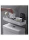 BPA Shower Caddy Shelf Bathroom Storage Organiser Shelf Self Adhesive Wall Mounted Holder Shower Organizer Storage Rack Heavy Duty Shelves For Bathroom Toilet And Kitchen.