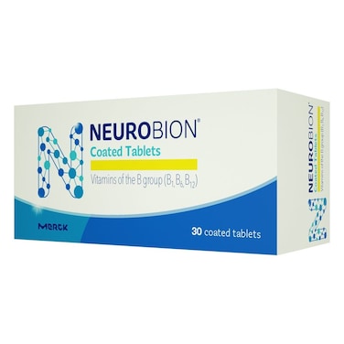 Neurobion Vitamin B1, B6 &amp; B12 Supplement Tablets, Pack of 30's