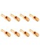 8pcs Mini Wooden/Bamboo Spoons for Bath Salts, Tea, Washing Powder, Candy