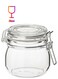 Jar with Lid, Clear Glass 0.5L
