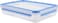 Emsa 509040 Clip &amp; Close Stacking Box 1.65L &ndash; Transparent/Blue, 26.5 x 19.4 x 6 cm