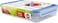 Emsa 509040 Clip &amp; Close Stacking Box 1.65L &ndash; Transparent/Blue, 26.5 x 19.4 x 6 cm