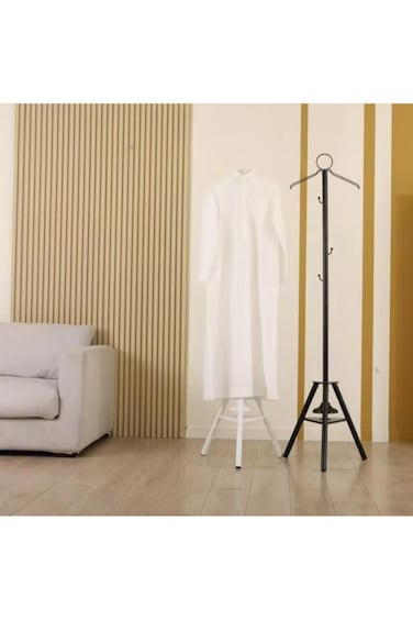 Multi-purpose incense burner clothes stand &ndash; stylish design for hanging clothes and burning incense.