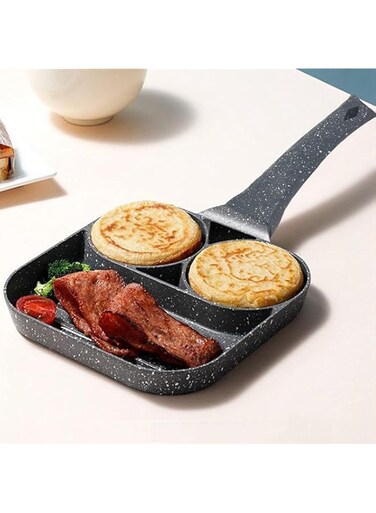 BLACKSTONE Divided Frying pan   Egg Frying Pan Nonstick Pancake Pan   Aluminum Multipan for making Breakfast easier - MP1475