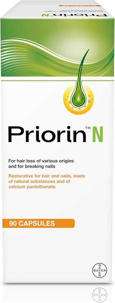 برايورين كبسولات ان كابسولز، مكمل لتساقط الشعر، عبوة من 90 قطعة