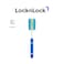 LocknLock Water Bottle Cleaning Brush with Soft Foam Sponge and Non-Slip Handle (5x28cm, Blue)