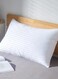 1-Piece Bed Pillow Striped White Hotel Standard Extra Soft Microfiber Anti Allergic&amp;Anti-bacterial, Size(50x70CM)