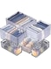 TIGARI Wardrobe Clothes Organizer, Closet Organizer Foldable Drawer Organizer for Clothing, Drawer Dividers for Clothes, Closet Storage for Trousers, Shirts, Jeans, T-Shirt, Bra, Underwear, Socks