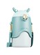 Excefore Insulated Water Bottle for Kids, 12 Ounce Stainless Steel Vacuum Insulated Kids Bottle with Straw and Shoulder Strap, Leak-Proof and Scald-Proof Cute Bottle for Kids Children Boys Girls